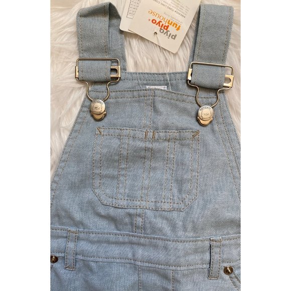 Piyo Piyo Duck Baby Toddler Blue Overall Dress, Size 2T - Picture 8 of 10